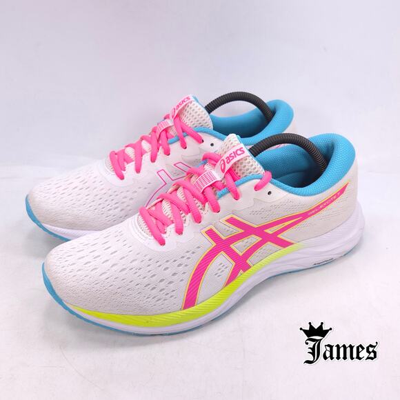 Asics Gel-Excite 7 Athletic Lace Up Running Shoes Womens Size 11 1012A562 White - Picture 1 of 9